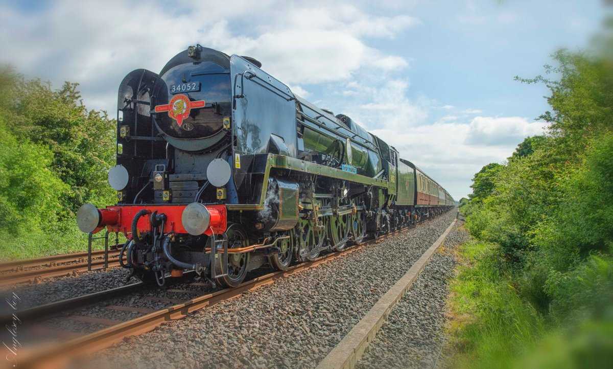 Lord Dowding No 34052 Steam Train (June 2018)